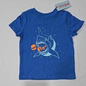 3/$15 Cat & Jack – Boys’ Blue 18 Mnth Shark T-shirt
